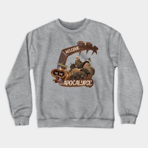 Welcome to the apocalypse! Crewneck Sweatshirt by Arnedillo